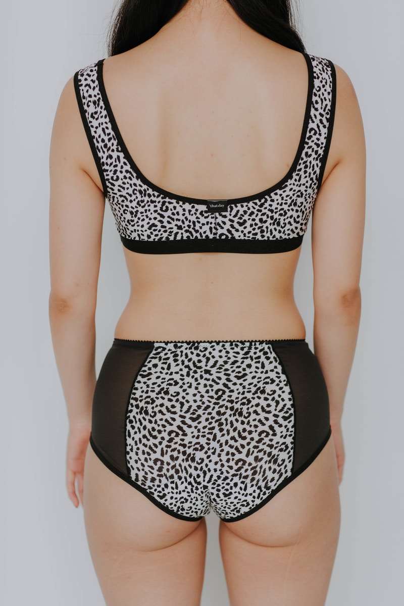 UNA High-Rise Period Proof Panties: Black / XXL-8
