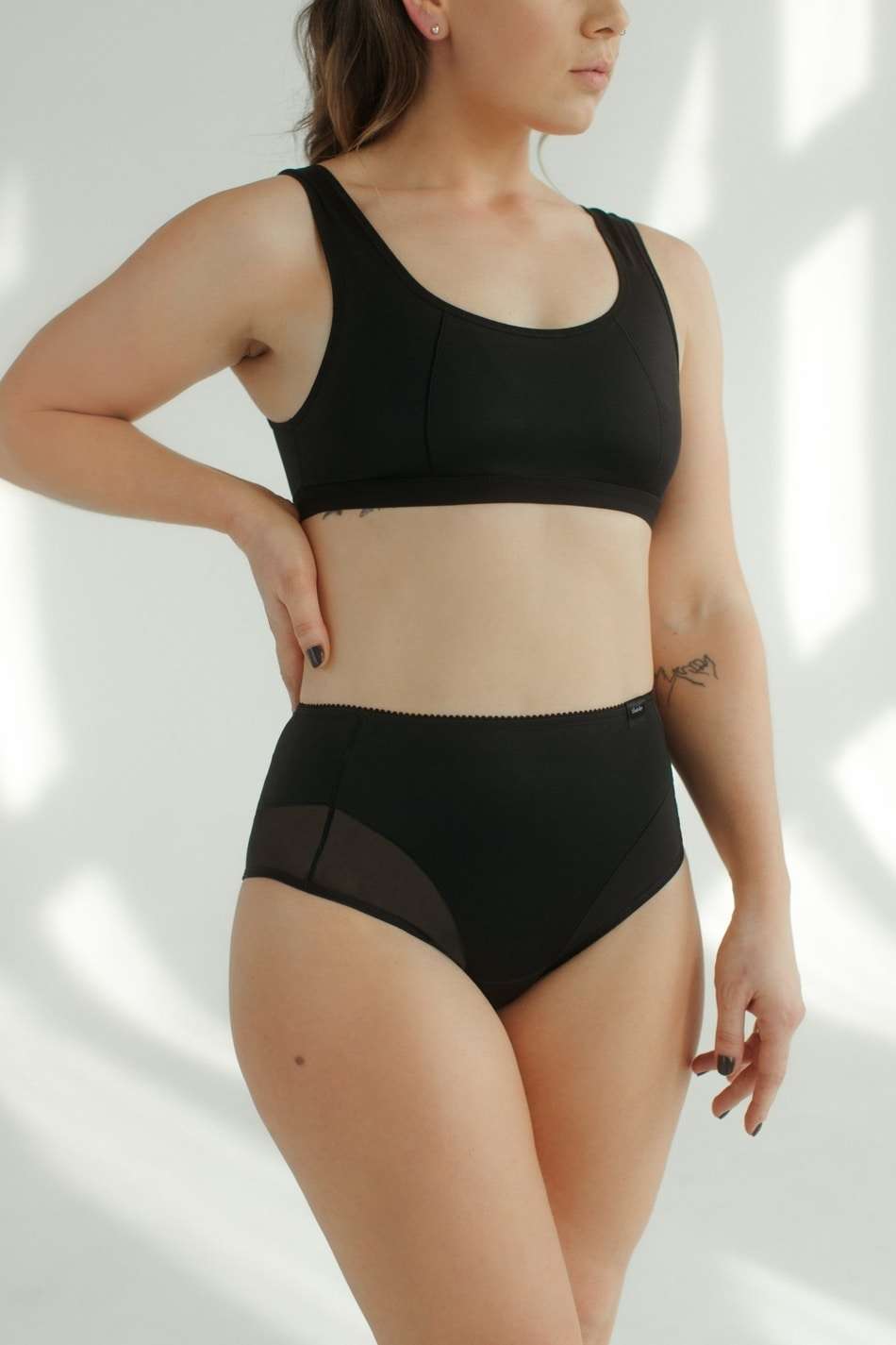 MIA High-Rise Period Proof Panties: Black / XL