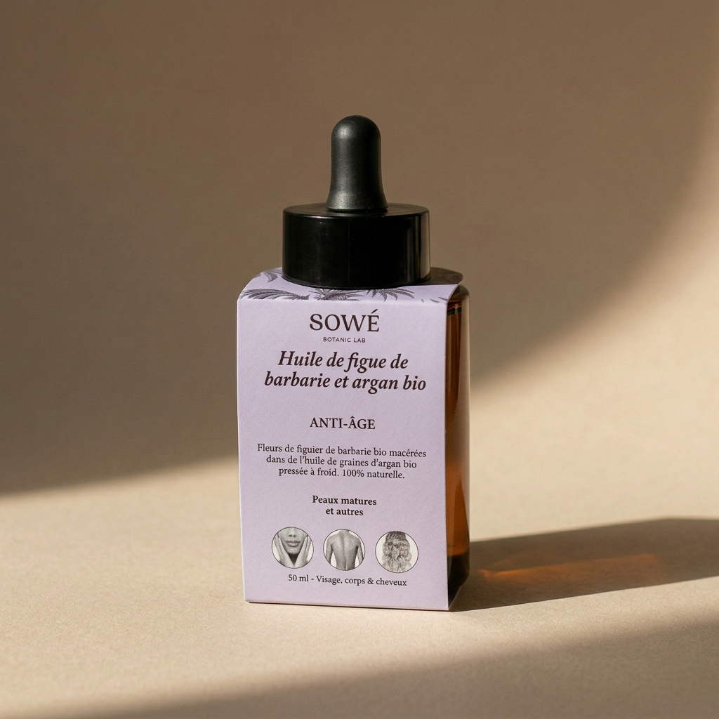 Organic Argan and Prickly Pear Oil | Anti-aging | 50 ml-3