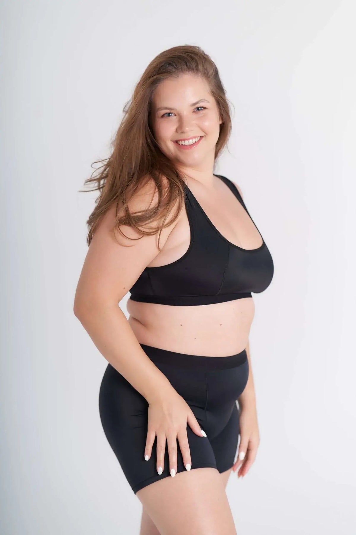 ELLA super absorbent period boxers: Black / M-8