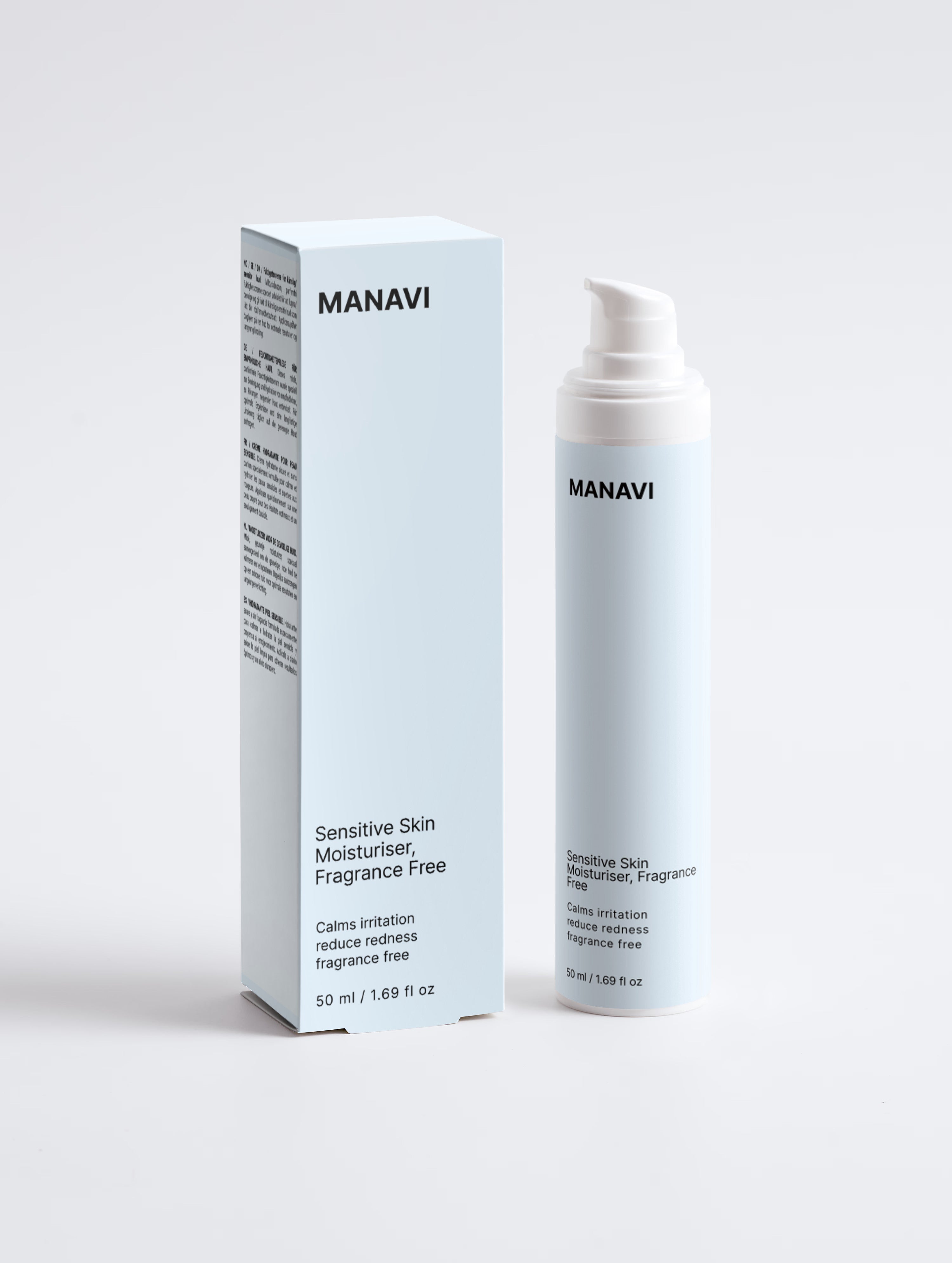Sensitive Skin Moisturiser, Fragrance Free