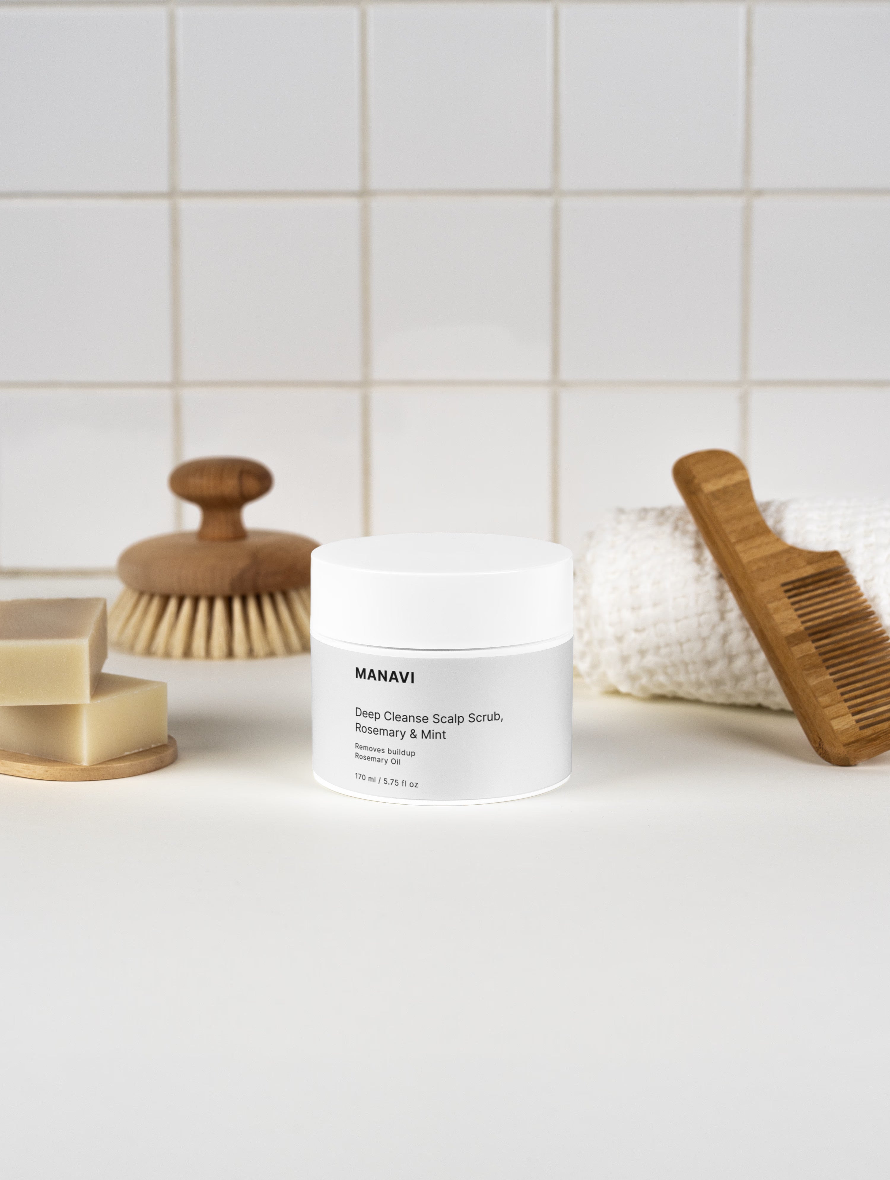 Deep Cleanse Scalp Scrub, Rosemary & Mint-3