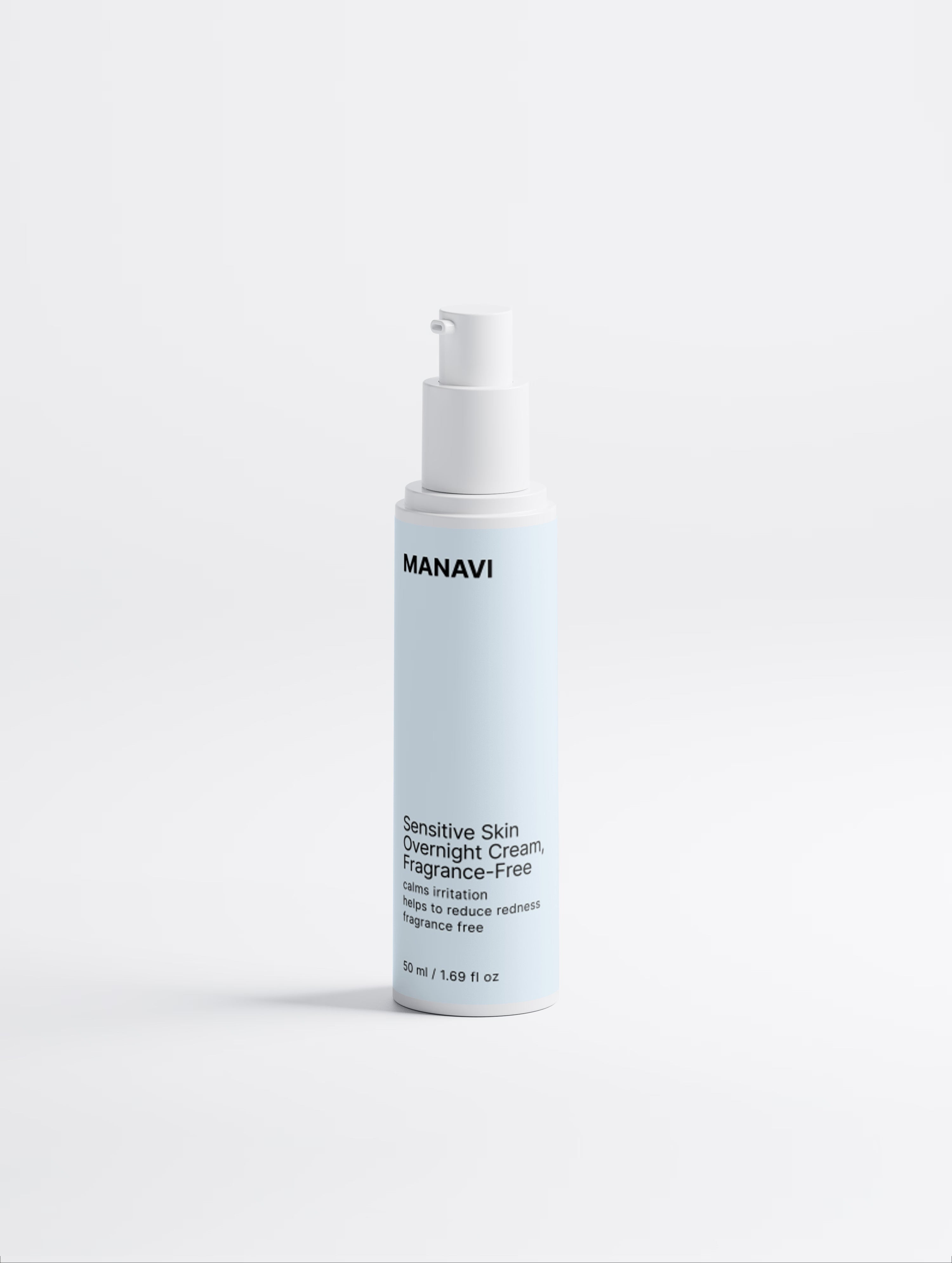 Sensitive Skin Overnight Cream, Fragrance-Free
