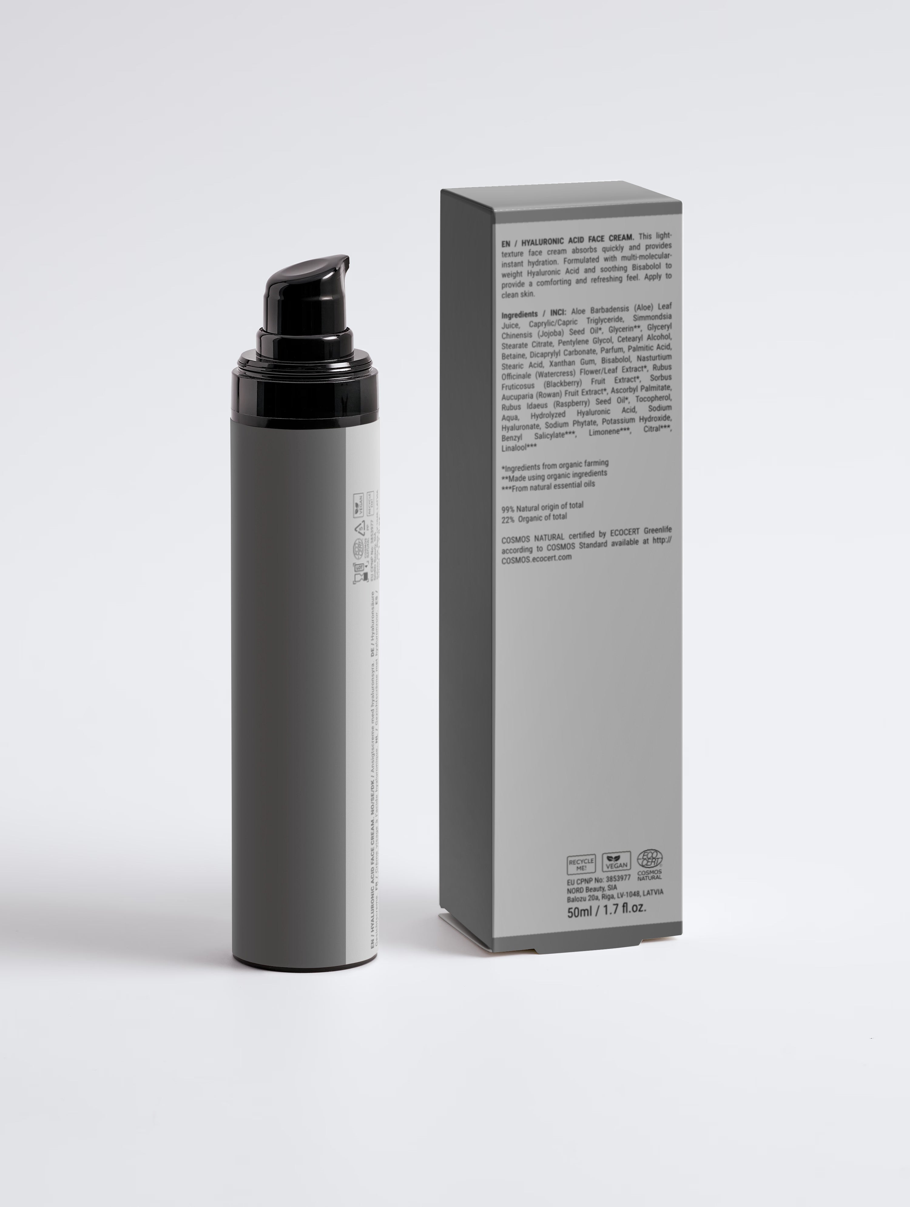 Hyaluronic Acid Face Cream for Men